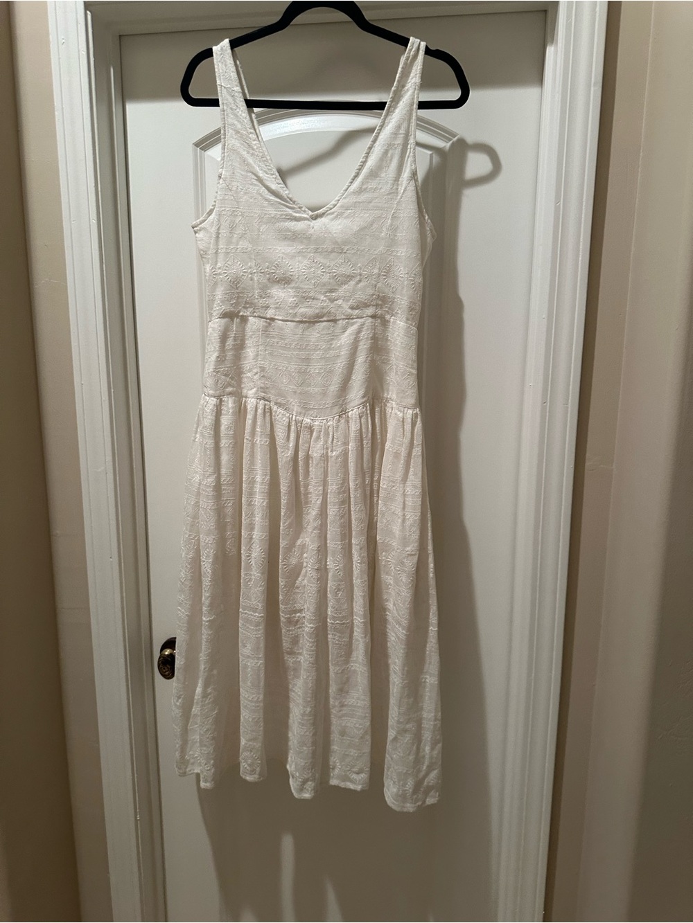 Shyanne Cream Textured Maxi Dress